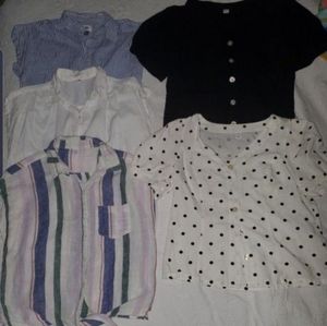 Womens Girls Old Navy Shirts Blouse Tops Size Medium Med bundle